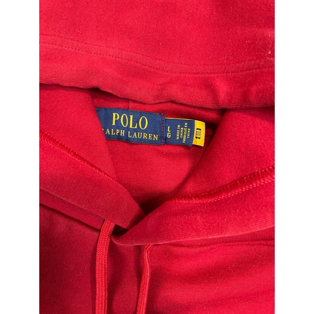 Polo Ralph Lauren Hoodie Mens L Alpine World Cup Racing Graphic USA Flag - Picture 2 of 8